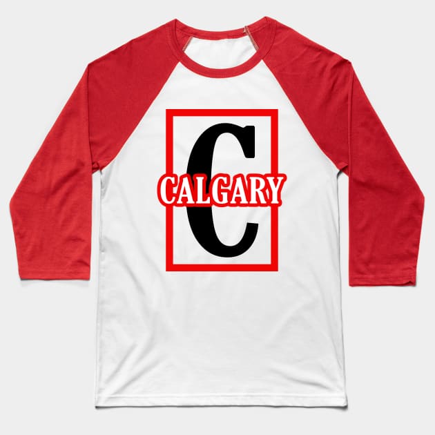 Calgary Baseball T-Shirt by colorsplash
